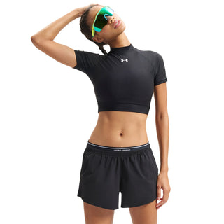 Under Armour HeatGear Crop Mock SS