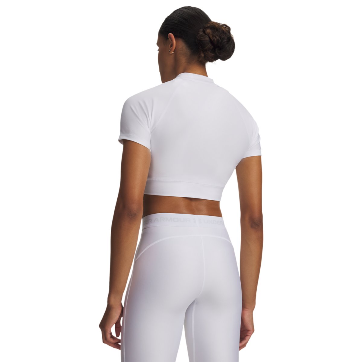 Under Armour HeatGear Crop Mock SS