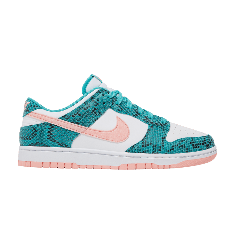 Nike Dunk Low 'Washed Teal Snakeskin'