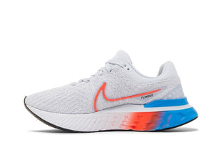 Nike React Infinity Run Flyknit 3 'Grey Bright Crimson'