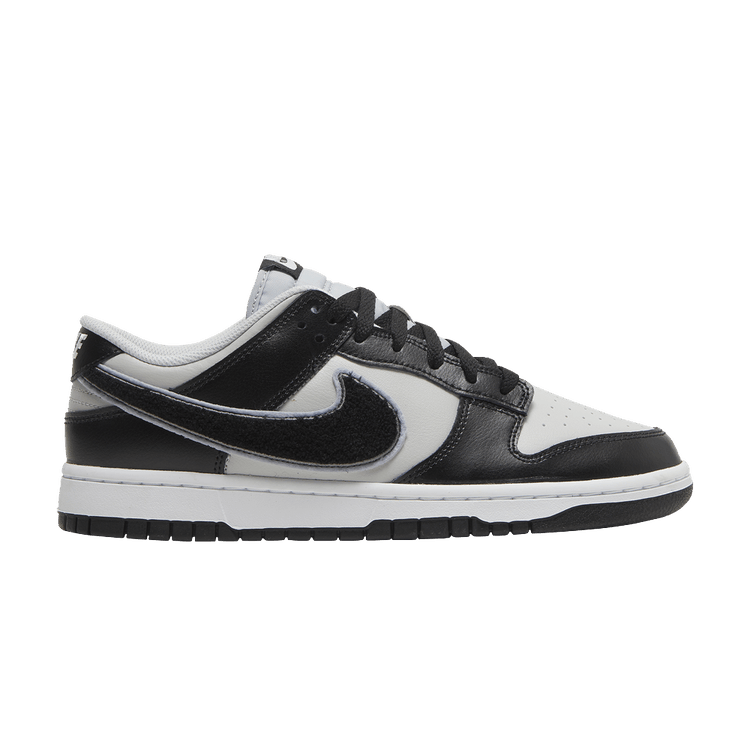 Nike Dunk Low 'Chenille Swoosh - Black Grey Fog'