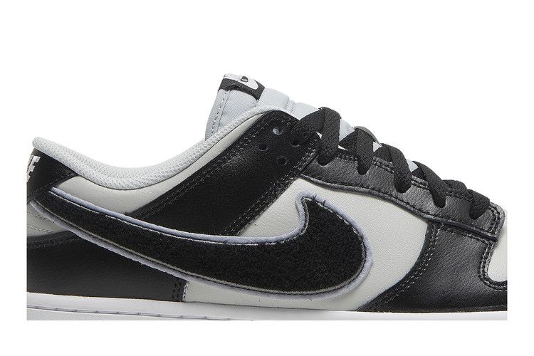 Nike Dunk Low 'Chenille Swoosh - Black Grey Fog'
