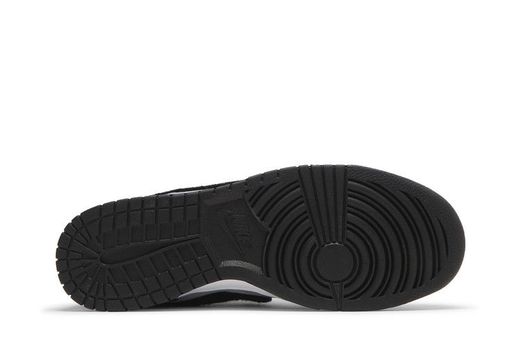 Nike Dunk Low 'Chenille Swoosh - Black Grey Fog'