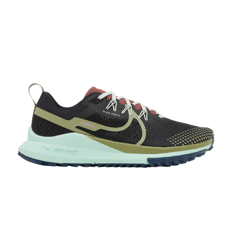 Nike React Pegasus Trail 4 'Black Alligator Mint'