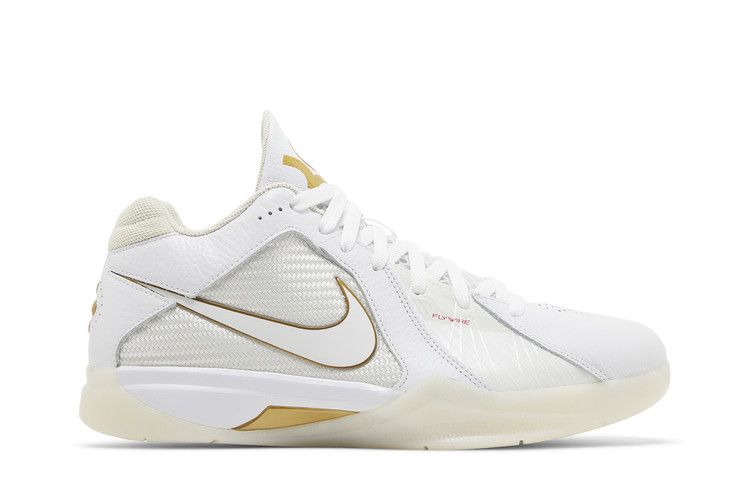 Nike Zoom KD 3 'White Metallic Gold'