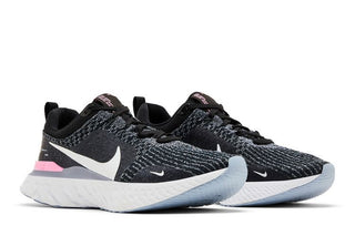Nike React Infinity Run Flyknit 3 'Black Football Grey Pink'
