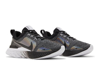 Nike React Infinity Run Flyknit 3 Premium 'Black Zebra Iridescent'