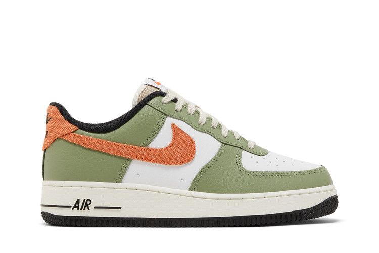 Nike Air Force 1 '07 'Oil Green Orange'
