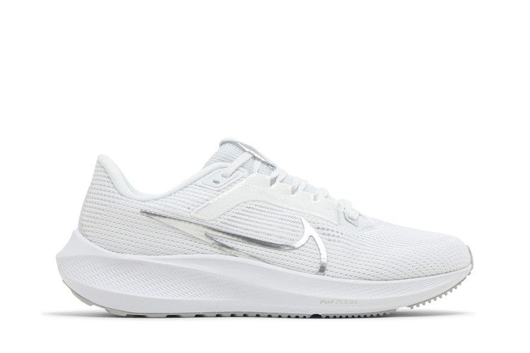 Nike Air Zoom Pegasus 40 'White Metallic Silver'