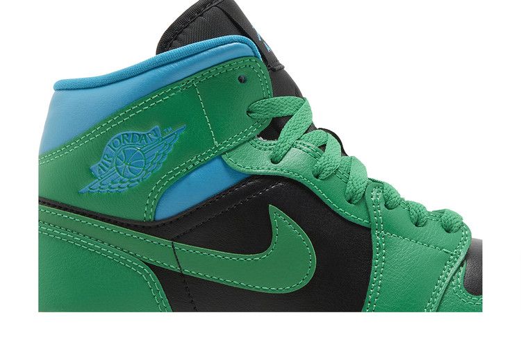 Air Jordan 1 Mid 'Lucky Green Aquatone'
