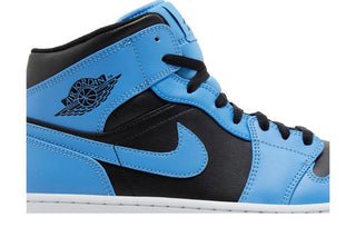 Air Jordan 1 Mid 'University Blue Black'