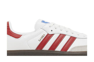 adidas Samba OG 'White Scarlet'