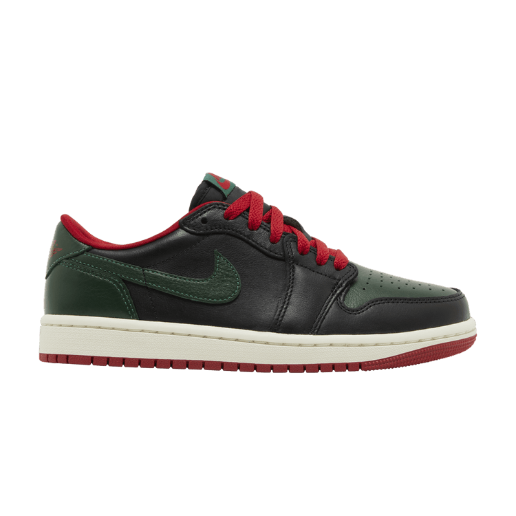 Air Jordan 1 Retro Low OG 'Black Gorge Green'