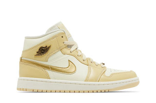 Air Jordan 1 Mid 'Pale Vanilla Gold'