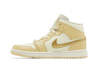 Air Jordan 1 Mid 'Pale Vanilla Gold'