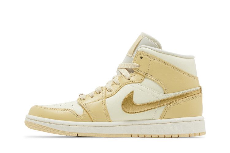 Air Jordan 1 Mid 'Pale Vanilla Gold'