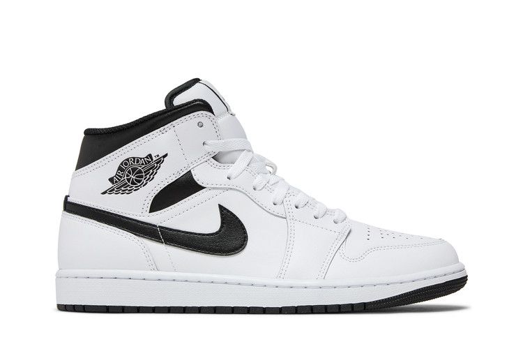 Air Jordan 1 Mid 'White Black'