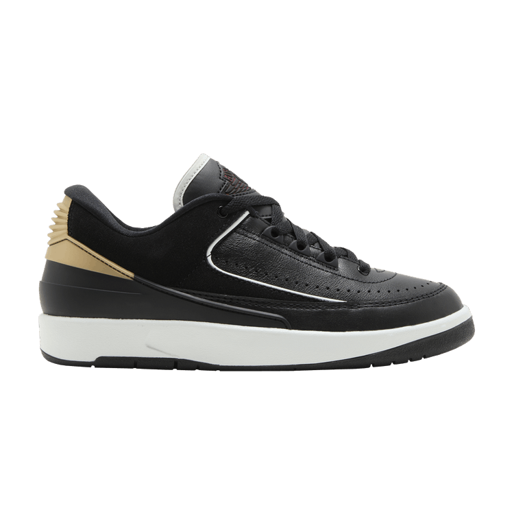 Air Jordan 2 Retro Low 'Black Metallic Gold'