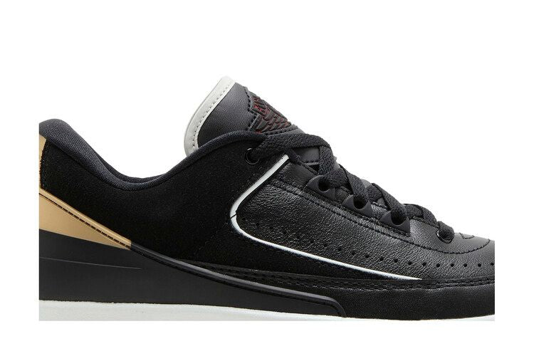 Air Jordan 2 Retro Low 'Black Metallic Gold'