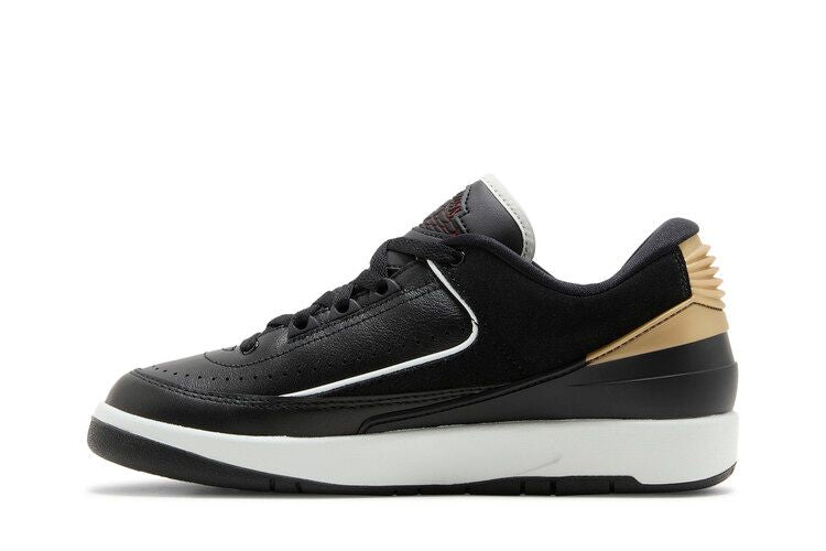 Air Jordan 2 Retro Low 'Black Metallic Gold'