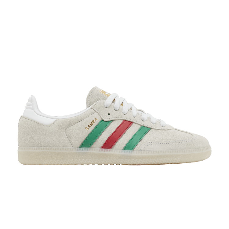 adidas Samba OG 'Crystal White Green Scarlet'