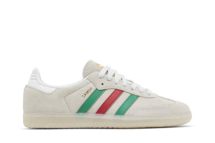 adidas Samba OG 'Crystal White Green Scarlet'