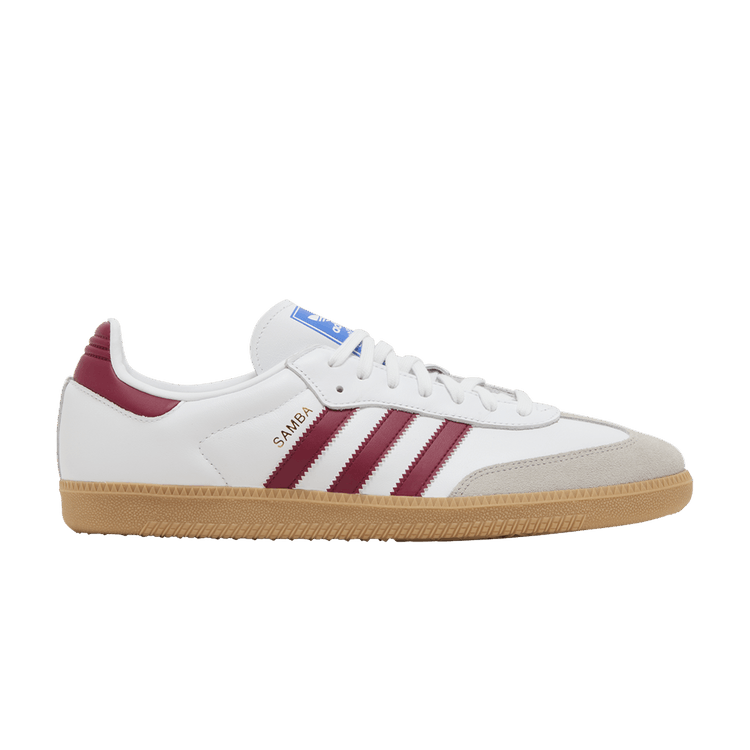 adidas Samba OG 'White Burgundy Gum'