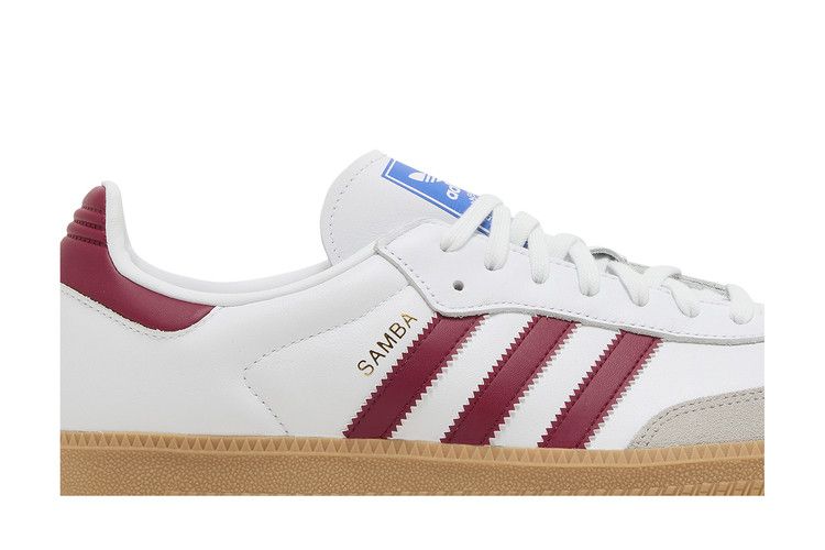 adidas Samba OG 'White Burgundy Gum'