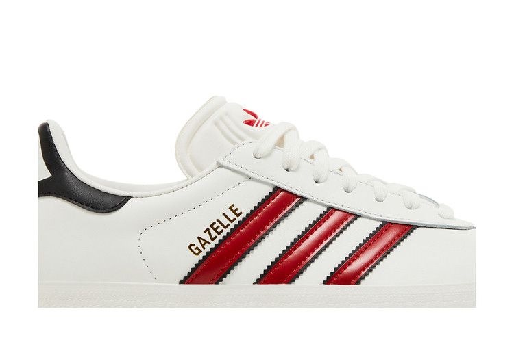 adidas Gazelle 'White Scarlet Black'