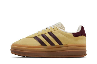 adidas Gazelle Bold 'Almost Yellow Maroon'