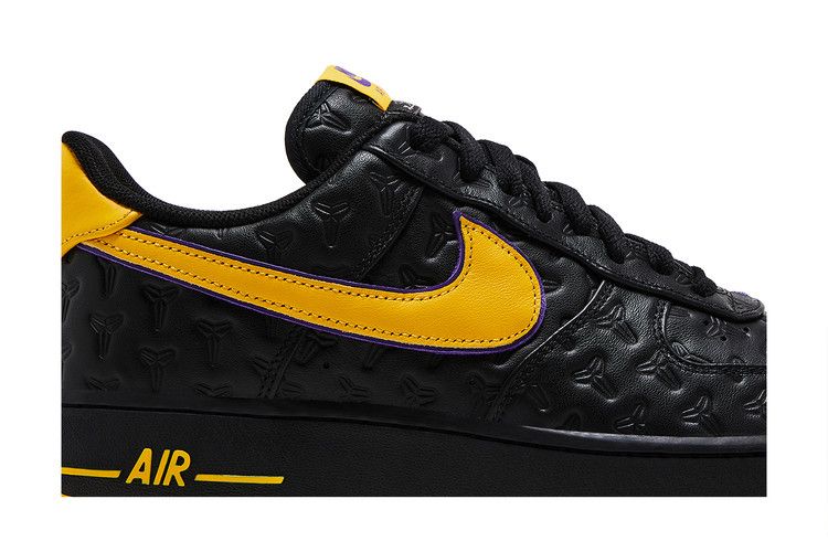 Kobe Bryant x Nike Air Force 1 Low 'Lakers Away' Numbered