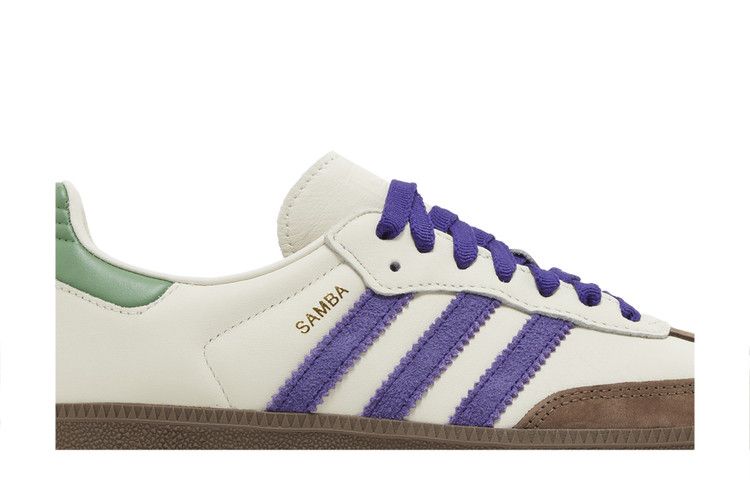 adidas Samba OG 'Off White Purple Green'