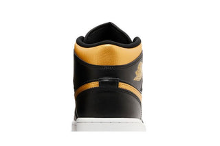 Air Jordan 1 Mid 'Black Metallic Gold'