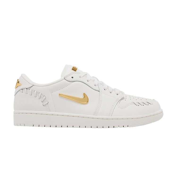Air Jordan 1 Low Method of Make 'Sail Metallic Gold'