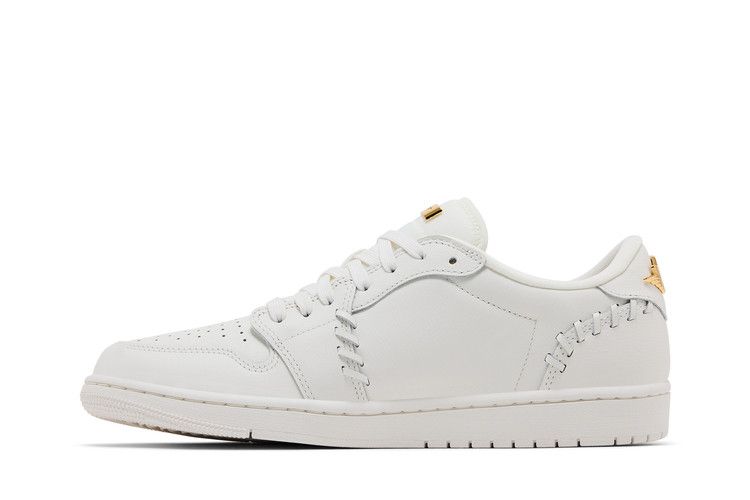 Air Jordan 1 Low Method of Make 'Sail Metallic Gold'