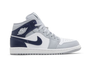 Air Jordan 1 Mid 'Wolf Grey Midnight Navy'