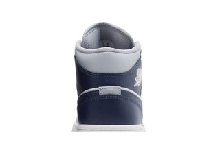 Air Jordan 1 Mid 'Wolf Grey Midnight Navy'