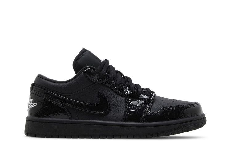 Air Jordan 1 Low SE 'Black Croc'