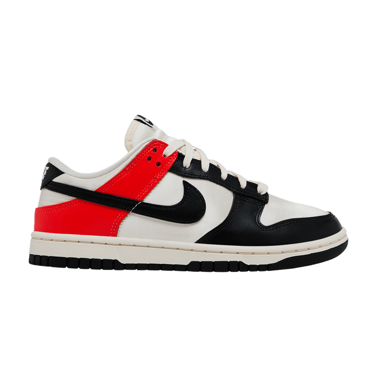Nike Dunk Low SE 'Black Toe Bright Crimson'