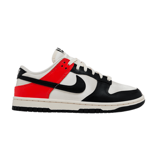 Nike Dunk Low SE 'Black Toe Bright Crimson'