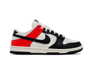 Nike Dunk Low SE 'Black Toe Bright Crimson'