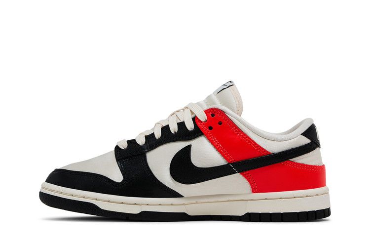Nike Dunk Low SE 'Black Toe Bright Crimson'