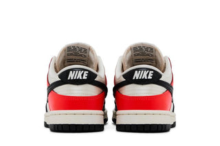 Nike Dunk Low SE 'Black Toe Bright Crimson'