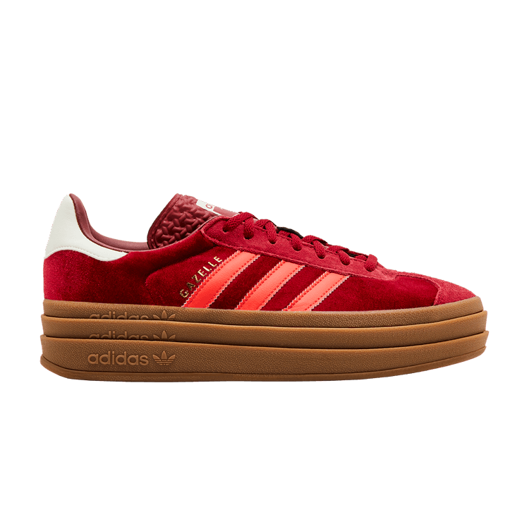 adidas Gazelle Bold 'Bright Red Velvet'