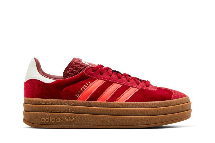 adidas Gazelle Bold 'Bright Red Velvet'