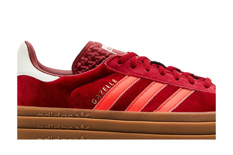 adidas Gazelle Bold 'Bright Red Velvet'