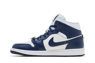 Air Jordan 1 Mid 'Midnight Navy Gold Charms'