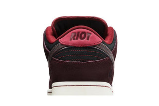 RIOT Skateshop x Nike Dunk Low Pro SB QS 'Mahogany Dark Beetroot'