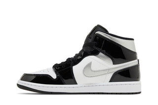 Air Jordan 1 Mid SE 'Black White Metallic Silver'