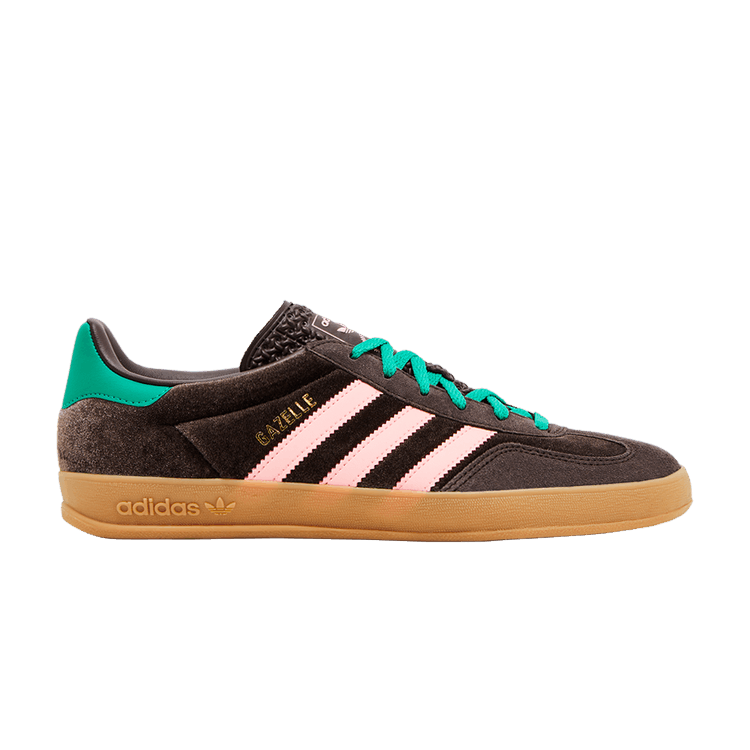 adidas Gazelle Indoor 'Dark Brown Pink Green Velvet'